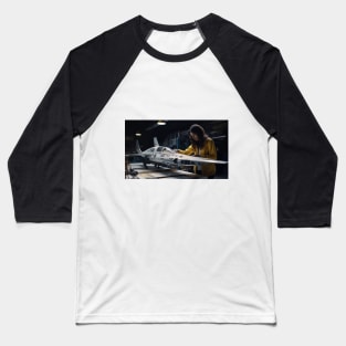 Virtual Model Spacecraft Construction Studio 1 Baseball T-Shirt